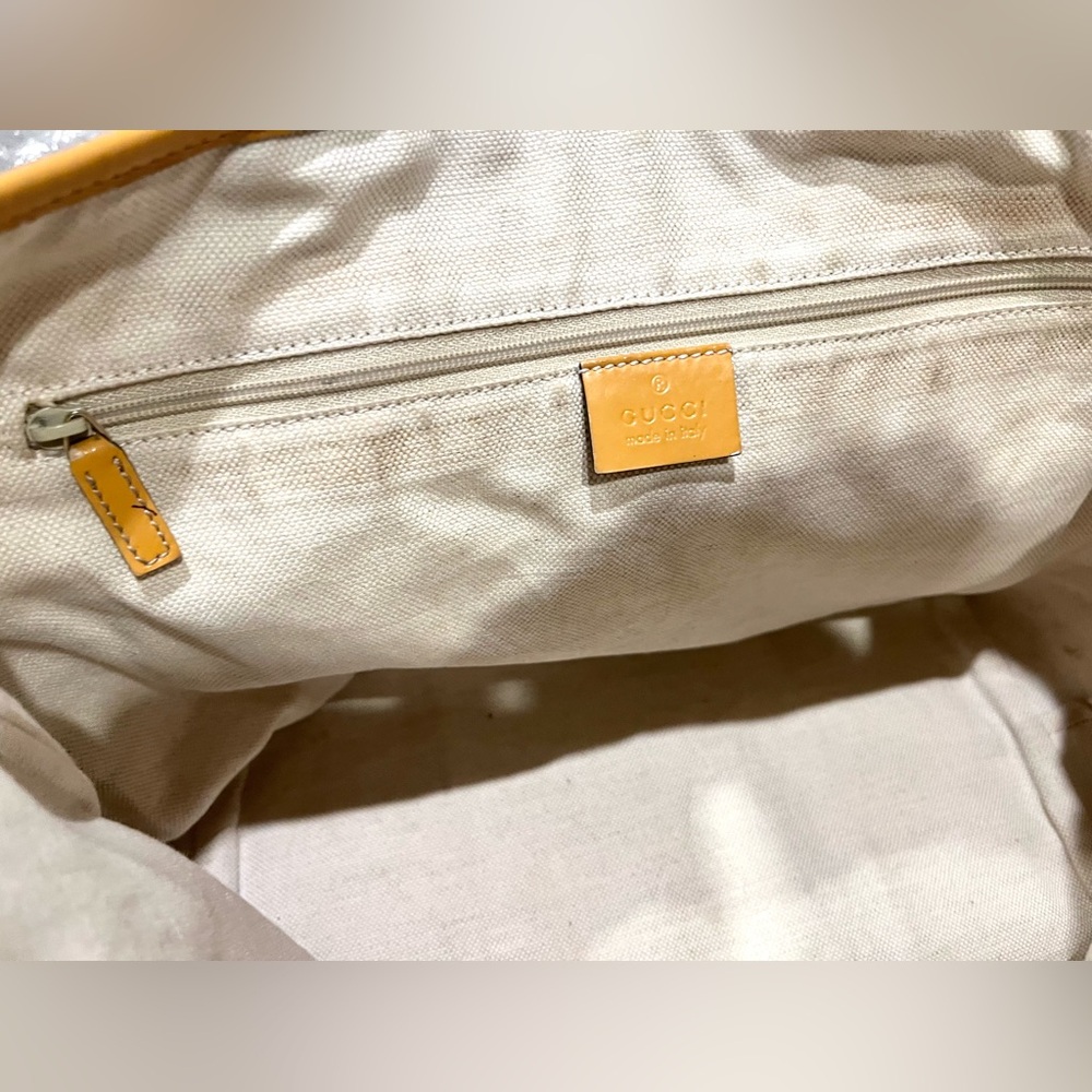 Authenticated Gucci Jolie Web Sherry Shoulder Bag Tote Handbag - Picture 12 of 15